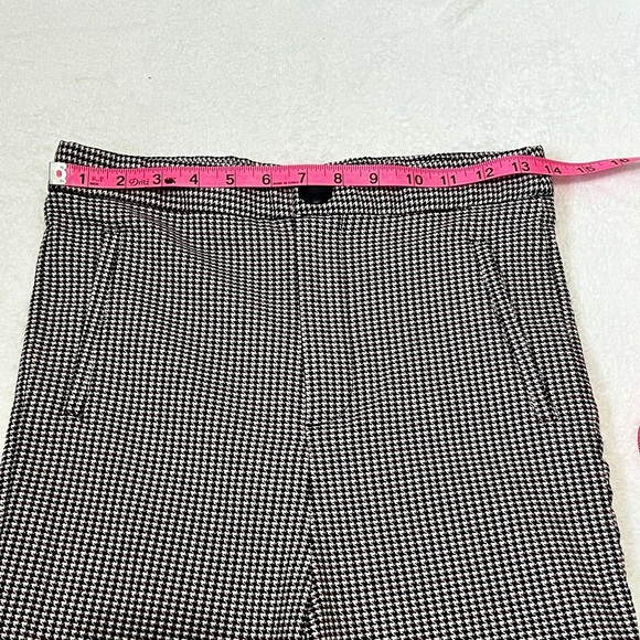 Zara Plaid Houndstooth High Waisted Skinny Pant - Medium (28") - Picture 4 of 12